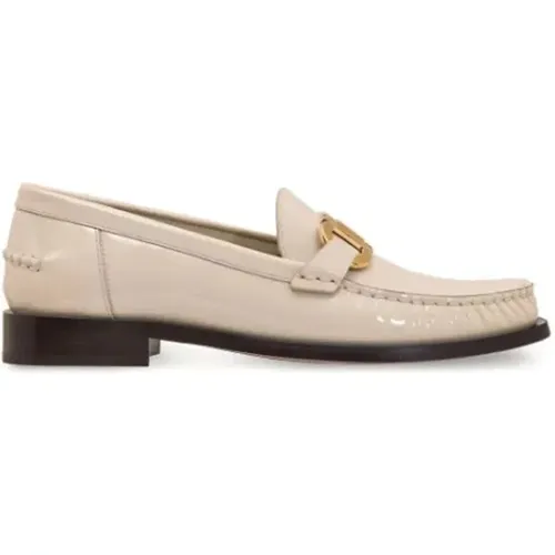 Lederloafer mit Goldfarbener Hardware , Damen, Größe: 39 EU - Salvatore Ferragamo - Modalova