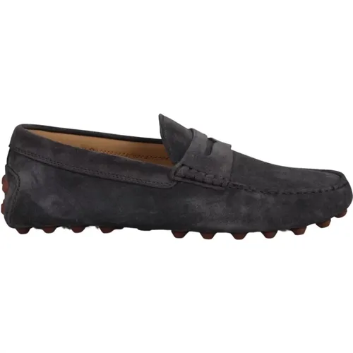 Suede Driving Loafers , male, Sizes: 7 1/2 UK, 5 UK - TOD'S - Modalova
