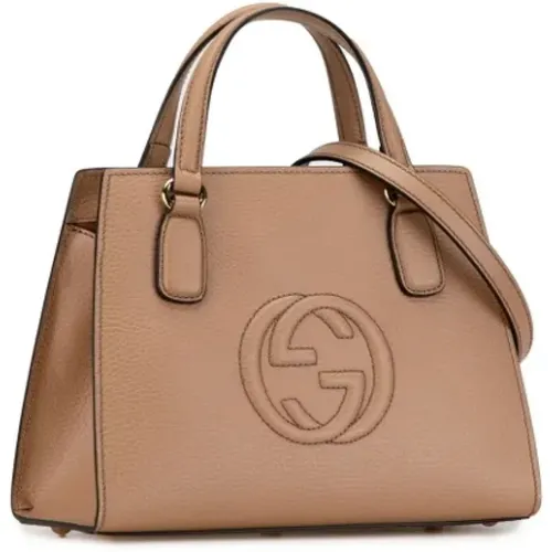 Pre-owned Leather gucci-bags , female, Sizes: ONE SIZE - Gucci Vintage - Modalova