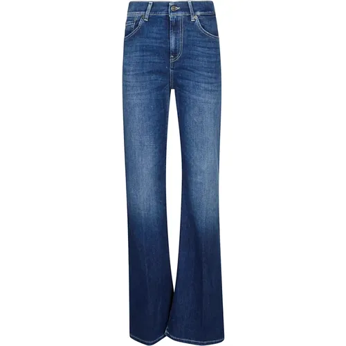 Weite Jeans in Sauberem Blau , Damen, Größe: W27 - Dondup - Modalova