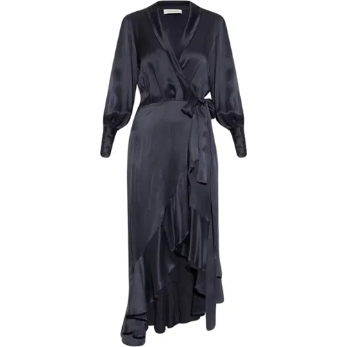Silk dress , female, Sizes: L, S, XS - Zimmermann - Modalova