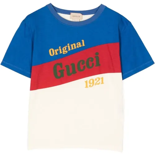 Kinder Logo Print T-Shirt Gucci - Gucci - Modalova