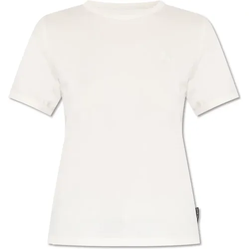 T-Shirt mit Logo , Damen, Größe: M - Moose Knuckles - Modalova