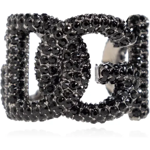 Logo-förmiger Ring , Herren, Größe: M - Dolce & Gabbana - Modalova