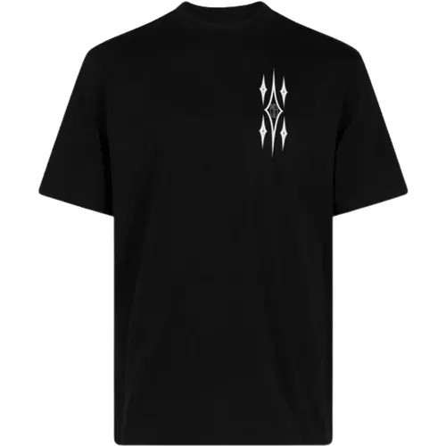 Argyle Logo Print Schwarzes Tee , Herren, Größe: M - Amiri - Modalova