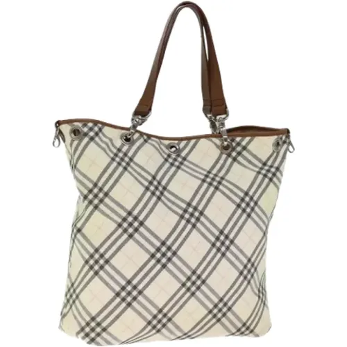 Pre-owned Cotton shoulder-bags , female, Sizes: ONE SIZE - Burberry Vintage - Modalova