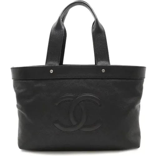 Pre-owned Leather totes , female, Sizes: ONE SIZE - Chanel Vintage - Modalova