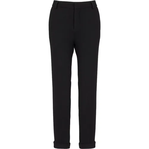 Crepe trousers , female, Sizes: S, M - Balmain - Modalova