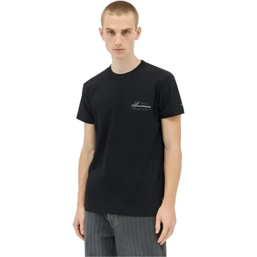 Grafikdruck Crewneck T-Shirt , Herren, Größe: L - A.P.C. - Modalova