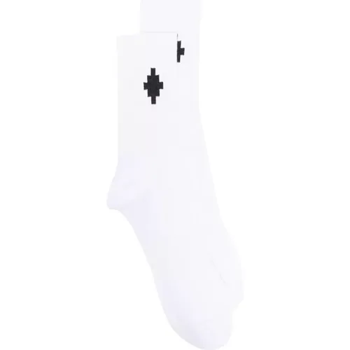 Cross Sideway Short Socks, Verbessern Sie Ihre Sockensammlung , Herren, Größe: ONE Size - Marcelo Burlon - Modalova