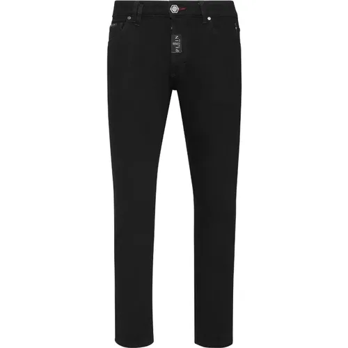 Schwarze Jeans für Männer , Herren, Größe: W34 - Philipp Plein - Modalova