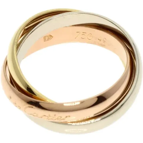 Pre-owned Rose Gold rings , female, Sizes: ONE SIZE - Cartier Vintage - Modalova