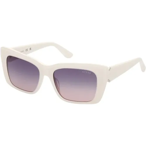 Gu7890 Sunglasses , female, Sizes: 55 MM - Guess - Modalova