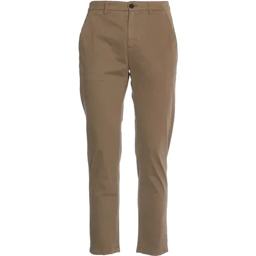 Slim Hazelnut Chino Trousers , male, Sizes: W35, W30, W33, W34, W29, W32, W31 - Department Five - Modalova