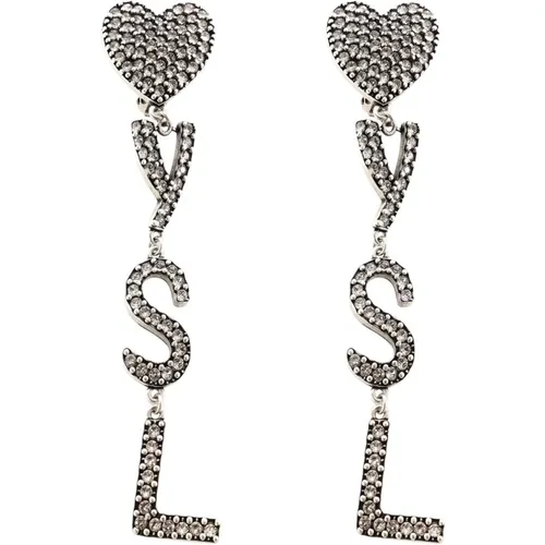 Women's Accessories Jewelry Silver Ss24 , female, Sizes: ONE SIZE - Saint Laurent - Modalova
