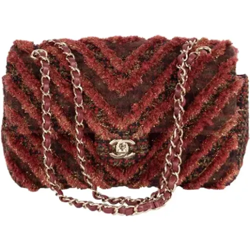 Tweed Flap Bag , unisex, Sizes: ONE SIZE - Chanel - Modalova