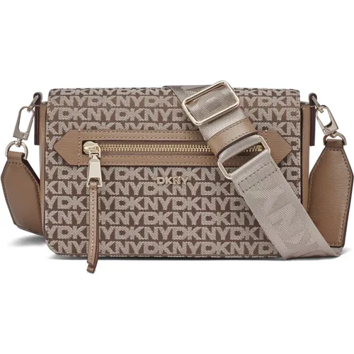 Iconic Crossbody Bag with Adjustable Strap , female, Sizes: ONE SIZE - DKNY - Modalova