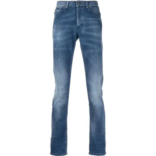 Modern Slim-Cut Leg Jeans , male, Sizes: W29 - Dondup - Modalova