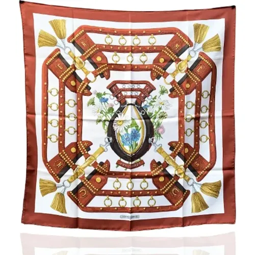 Pre-owned Silk scarves , female, Sizes: ONE SIZE - Hermès Vintage - Modalova