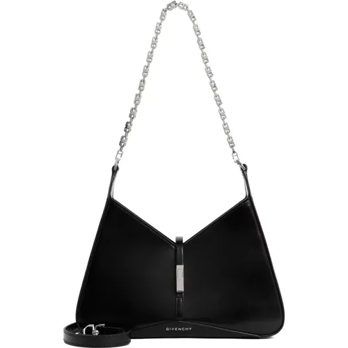 Schwarze Leder Tasche mit Ausschnitten und Reißverschluss - Givenchy - Modalova