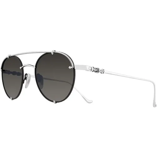 Stylish Sunglasses for Elevating Your Look , unisex, Sizes: 50 MM - Chrome Hearts - Modalova