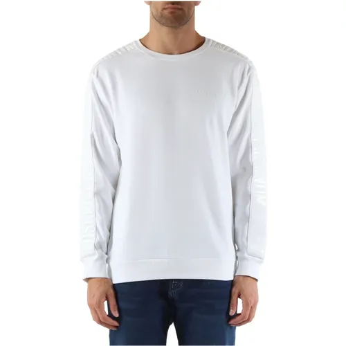 Cotton sweatshirt with logo details , male, Sizes: XL, L, S, M - Moschino - Modalova
