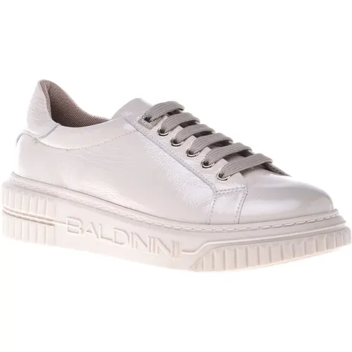 Trainers in vanillla naplak , female, Sizes: 4 1/2 UK, 7 UK, 6 1/2 UK, 4 UK, 5 1/2 UK, 6 UK, 3 UK, 8 UK, 5 UK - Baldinini - Modalova