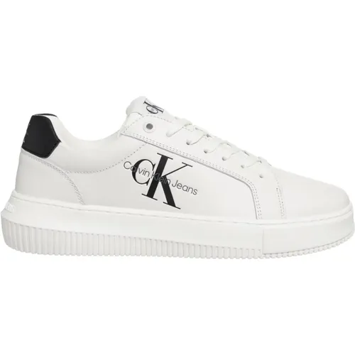 Leather Lace Sneakers , female, Sizes: 7 UK, 6 UK, 5 UK, 4 UK, 3 UK - Calvin Klein Jeans - Modalova