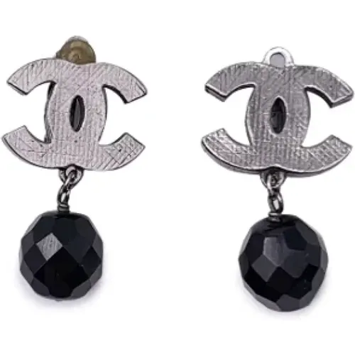 Pre-owned Metal earrings , female, Sizes: ONE SIZE - Chanel Vintage - Modalova