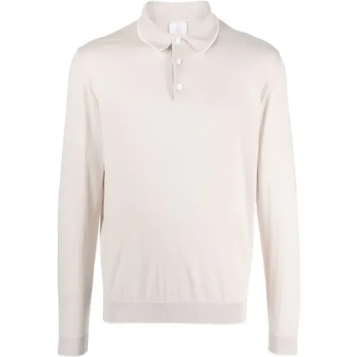 Casual Long Sleeve Polo Shirt , male, Sizes: XL, L, 3XL - Eleventy - Modalova