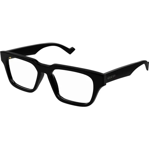 Schwarze Sonnenbrillenfassungen , unisex, Größe: 53 MM - Gucci - Modalova