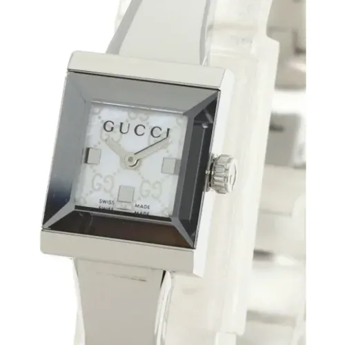 Pre-owned Stainless Steel watches , female, Sizes: ONE SIZE - Gucci Vintage - Modalova