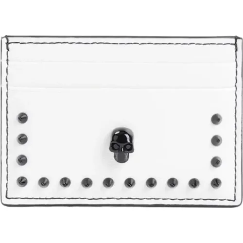 Soft Ivory Card Holder , female, Sizes: ONE SIZE - alexander mcqueen - Modalova