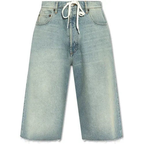 Denim shorts , Herren, Größe: M - MM6 Maison Margiela - Modalova