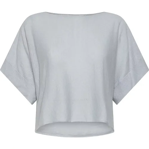 Sweaters Grey , female, Sizes: M, S - Antonelli Firenze - Modalova