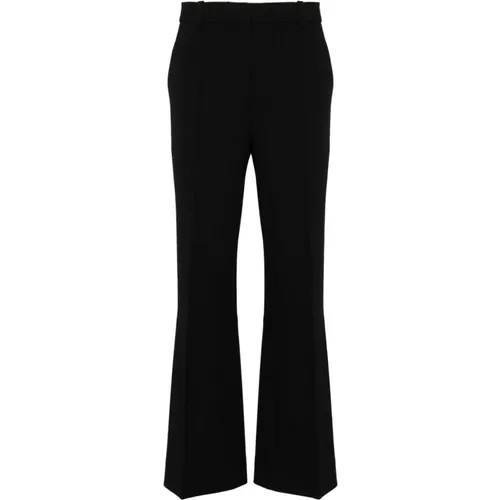Flared Trousers Stitch Detail , female, Sizes: 2XS, XS - Victoria Beckham - Modalova