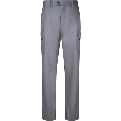 Grey Flannel Trousers Urban Elegance , male, Sizes: S, L, XL, M - BRUNELLO CUCINELLI - Modalova