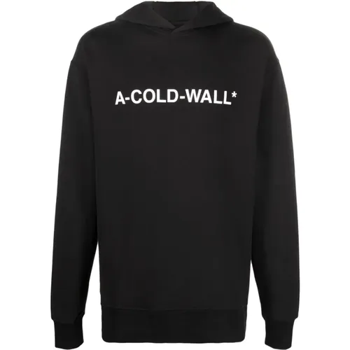 Logo Print Hoodie , male, Sizes: S - A-Cold-Wall - Modalova