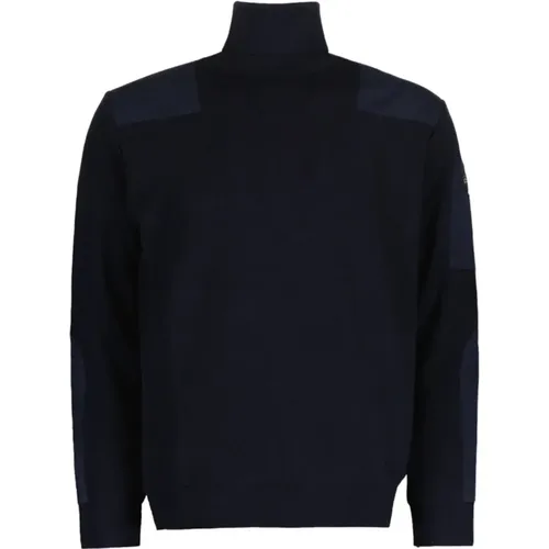 Navy Woll Rollkragen Rollneck Pullover , Herren, Größe: 3XL - PAUL & SHARK - Modalova