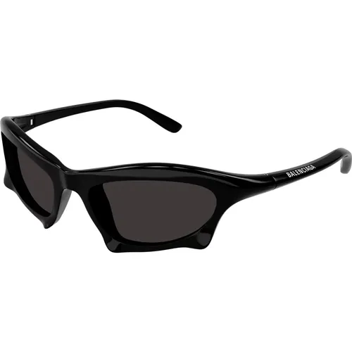 Black/Grey Sunglasses , male, Sizes: 59 MM - Balenciaga - Modalova