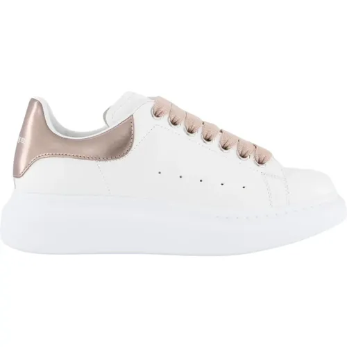 Leder-Sneaker mit Gummisohle , Damen, Größe: 37 1/2 EU - alexander mcqueen - Modalova