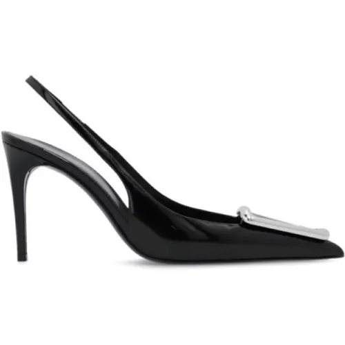 Avenue Patent Leather Pumps , female, Sizes: 6 UK, 7 UK, 4 UK, 5 1/2 UK, 5 UK - Saint Laurent - Modalova