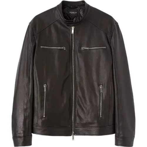 Schwarze Jacken für Männer , Herren, Größe: 2XL - Dondup - Modalova