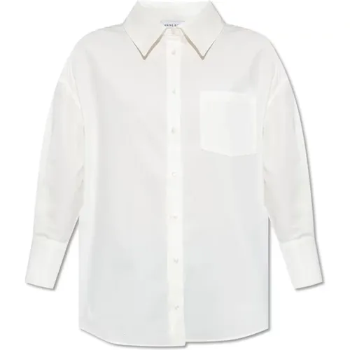 Mika cotton shirt , female, Sizes: XL - Anine Bing - Modalova