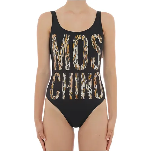 Mutiger Badeanzug mit Tierdruck , Damen, Größe: S - Love Moschino - Modalova