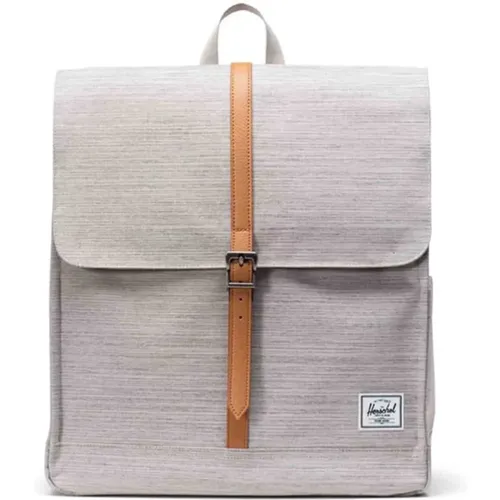 City Backpack Cotton Grey , male, Sizes: ONE SIZE - Herschel - Modalova
