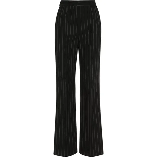 Pin-striped Wool Hosen , Damen, Größe: S - Dolce & Gabbana - Modalova