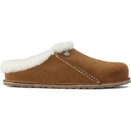 Cozy Lambskin Slipper with Removable Footbed , female, Sizes: 7 UK, 5 UK, 9 UK, 4 UK, 10 UK, 3 UK, 6 UK, 11 UK - Birkenstock - Modalova