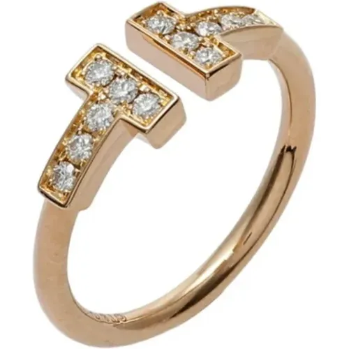 Pre-owned Rose Gold rings , female, Sizes: ONE SIZE - Tiffany & Co. Pre-owned - Modalova