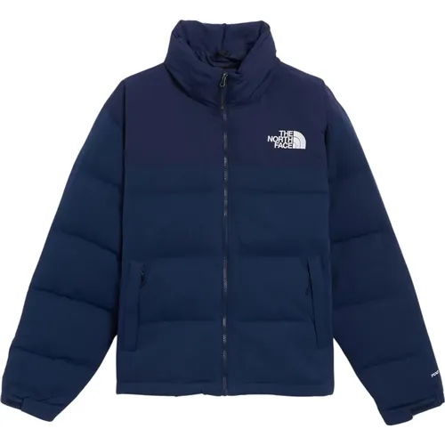 Winter Jackets,Marineblaue Gesteppte Weste mit Besticktem Logo - The North Face - Modalova